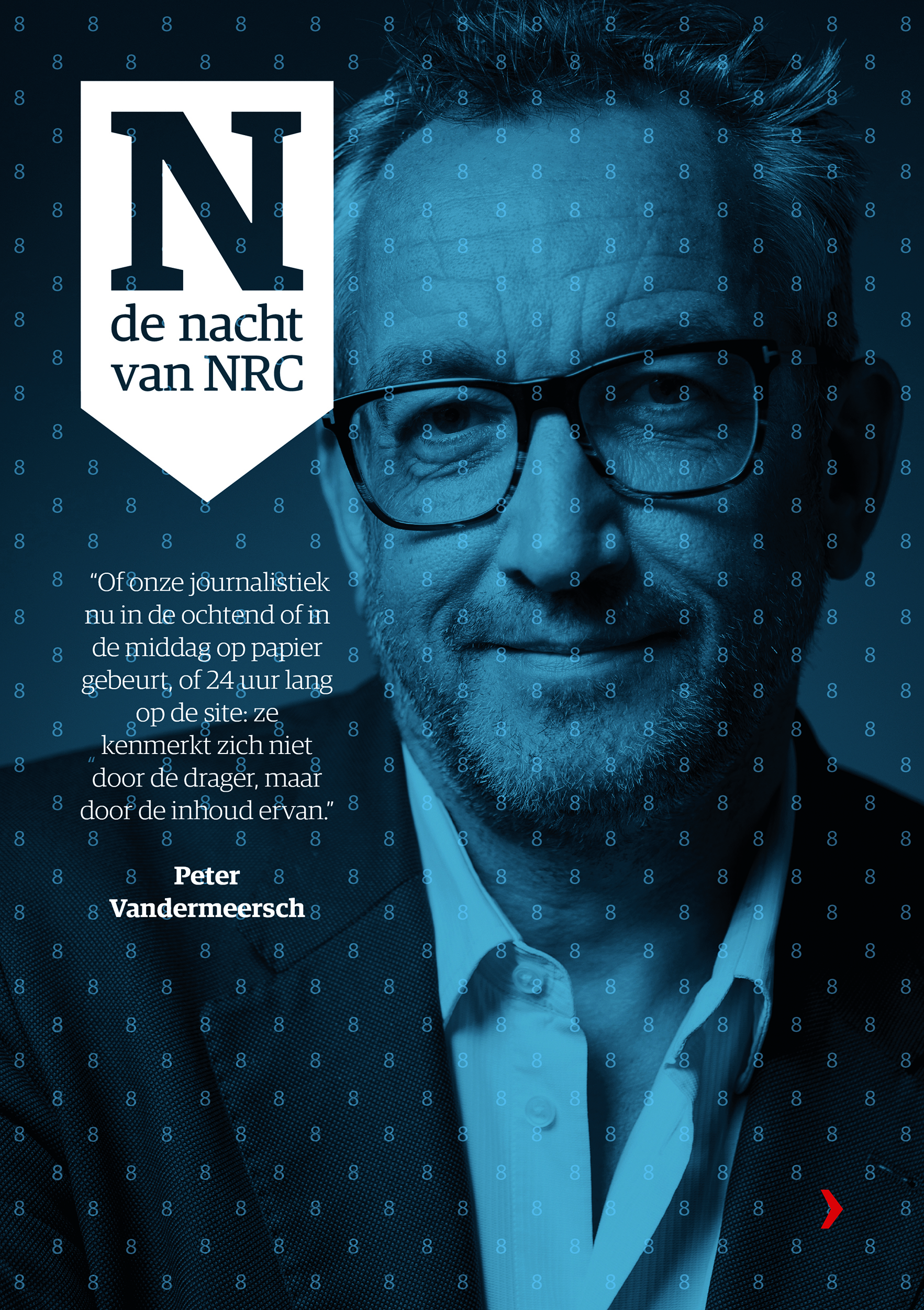 de nacht van nrc peter vandermeersch poster